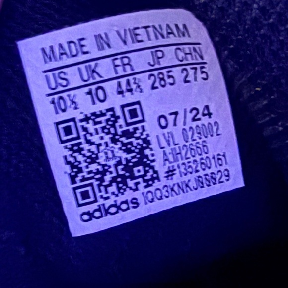 ADIDAS Unisex NOVA IIINFINITY Shoes, Blue Spark/Core Black/Carbon Size 10.5 - Picture 13 of 16